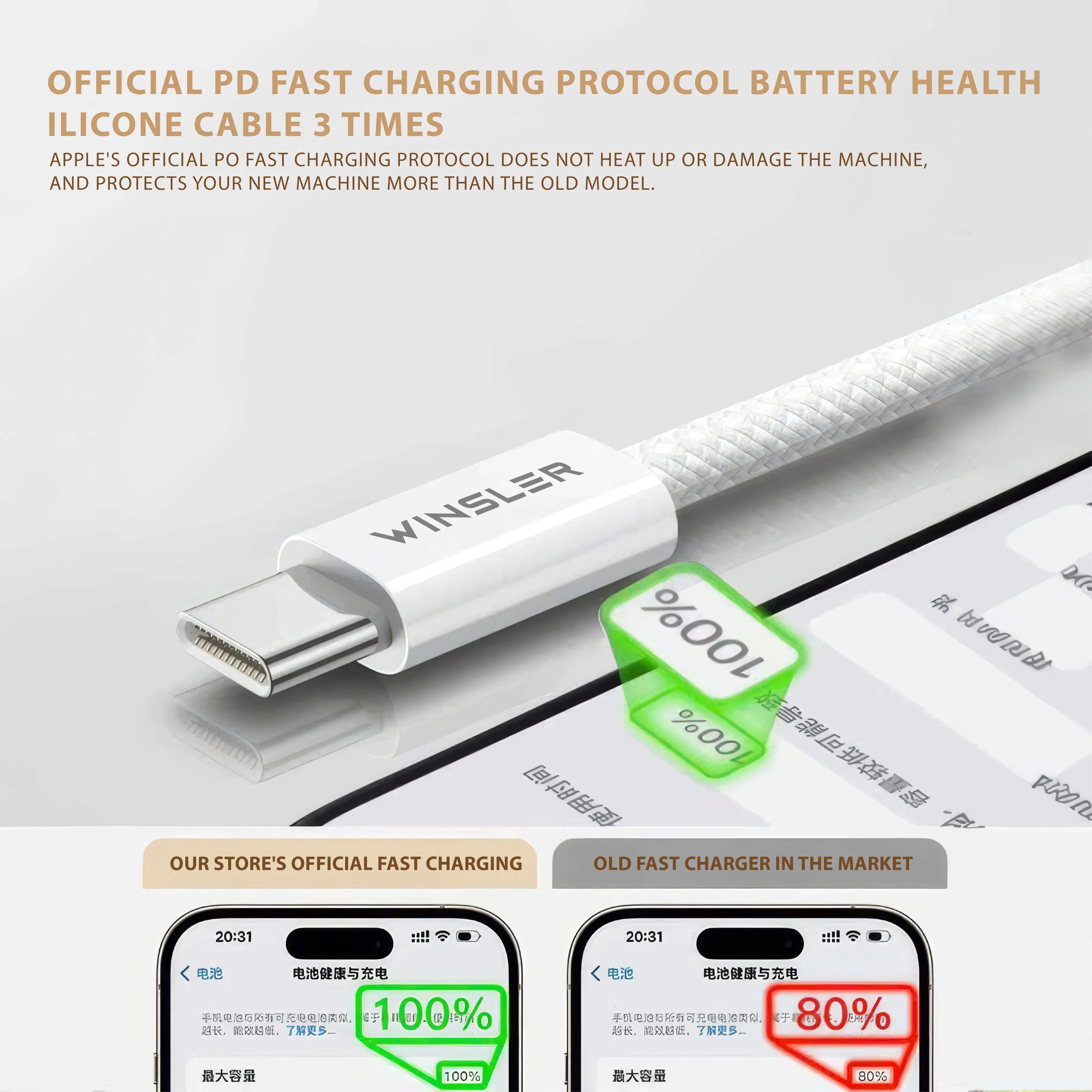 Cable PD 60W Dual Type-C