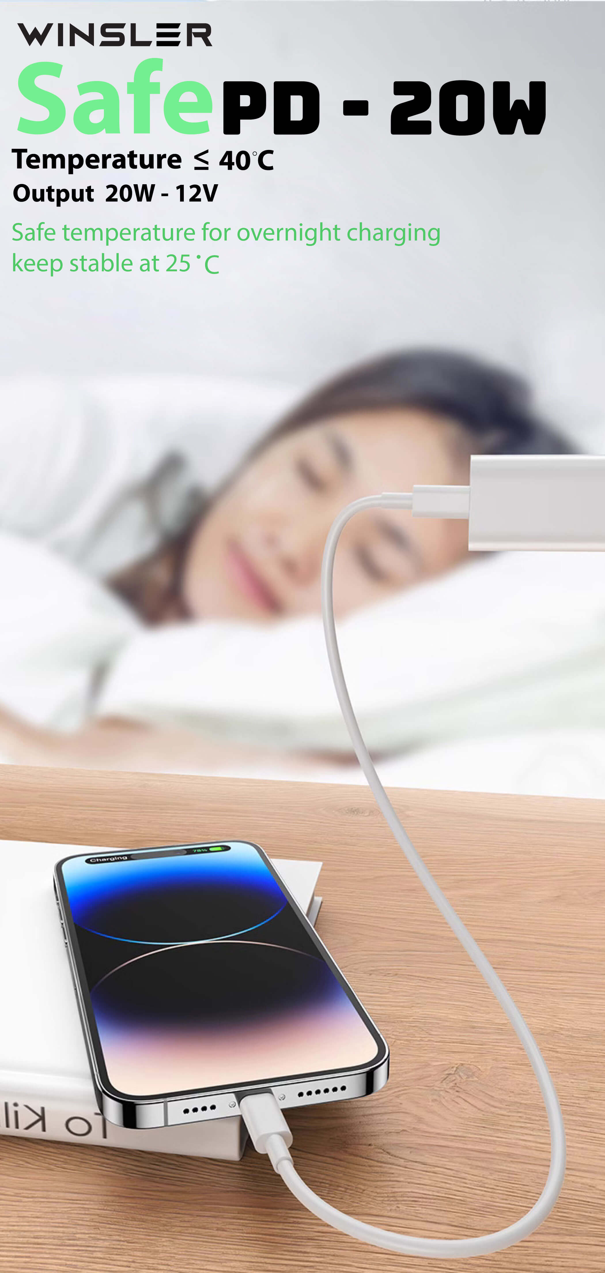 PD 20W USB-C Wall Charger