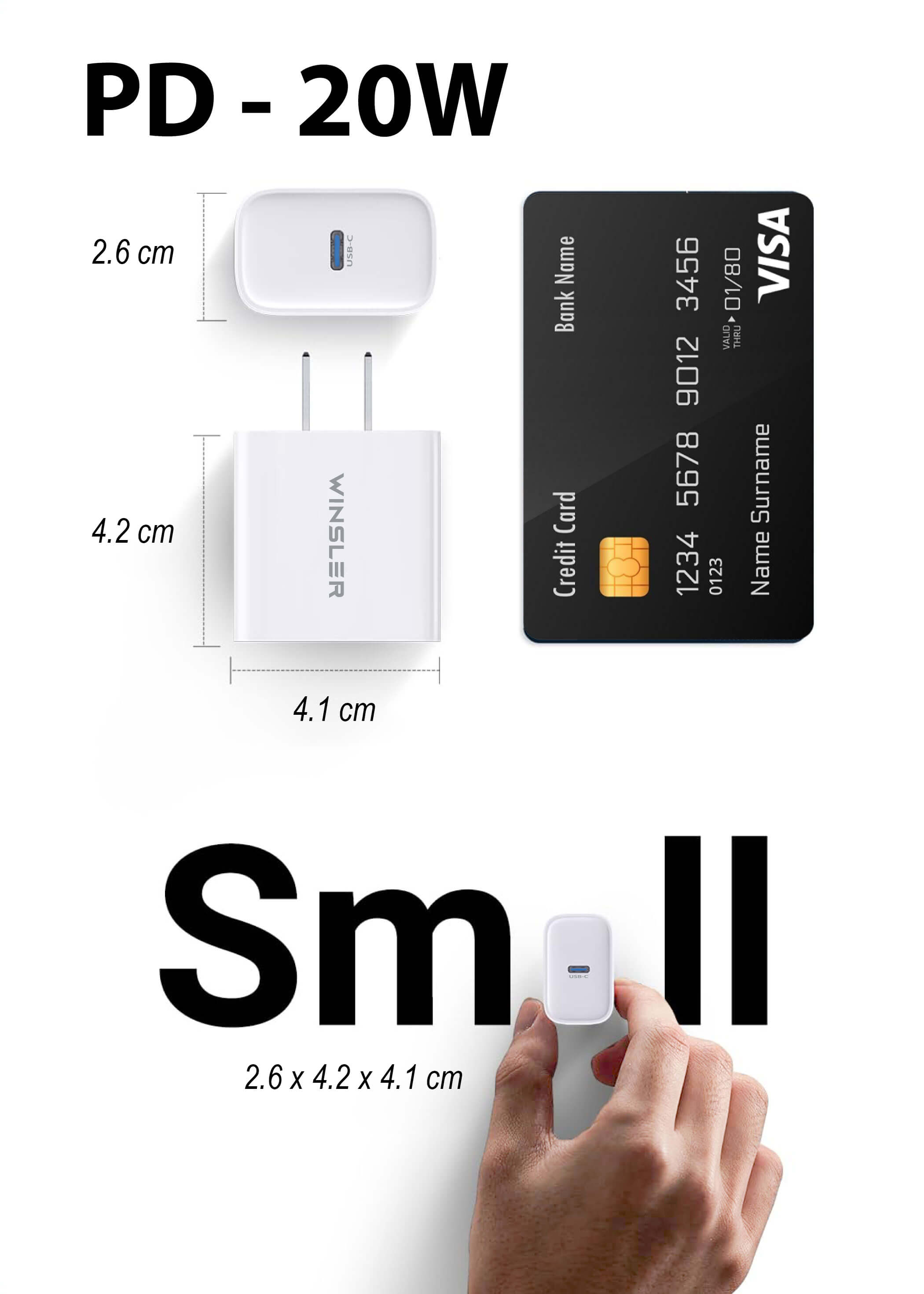 PD 20W USB-C Wall Charger