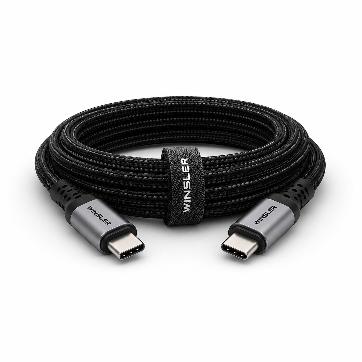 WINSLER 100W USB-C to USB-C Fast Charging Cable (2-Pack)