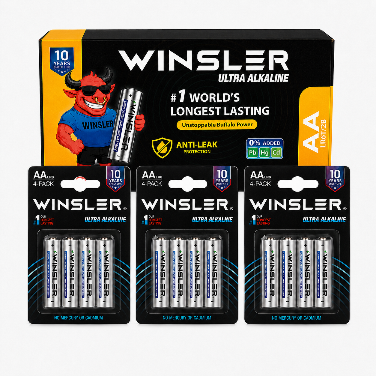 WINSLER AA 12pcs – Not Sold Separately