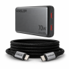 WINSLER GaN 70W 2C Slim Charger + 100W Magnetic USB-C to USB-C Cable Combo