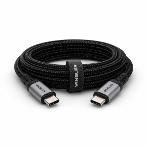 WINSLER 100W USB-C to USB-C Fast Charging Cable (2-Pack)