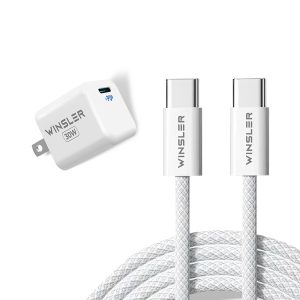 WINSLER Combo – GaN 30W 1C Mini Charger + 60W C to C Cable