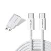 WINSLER GaN 30W Slim Charger (1C) + 60W USB-C to USB-C Charging Cable Combo
