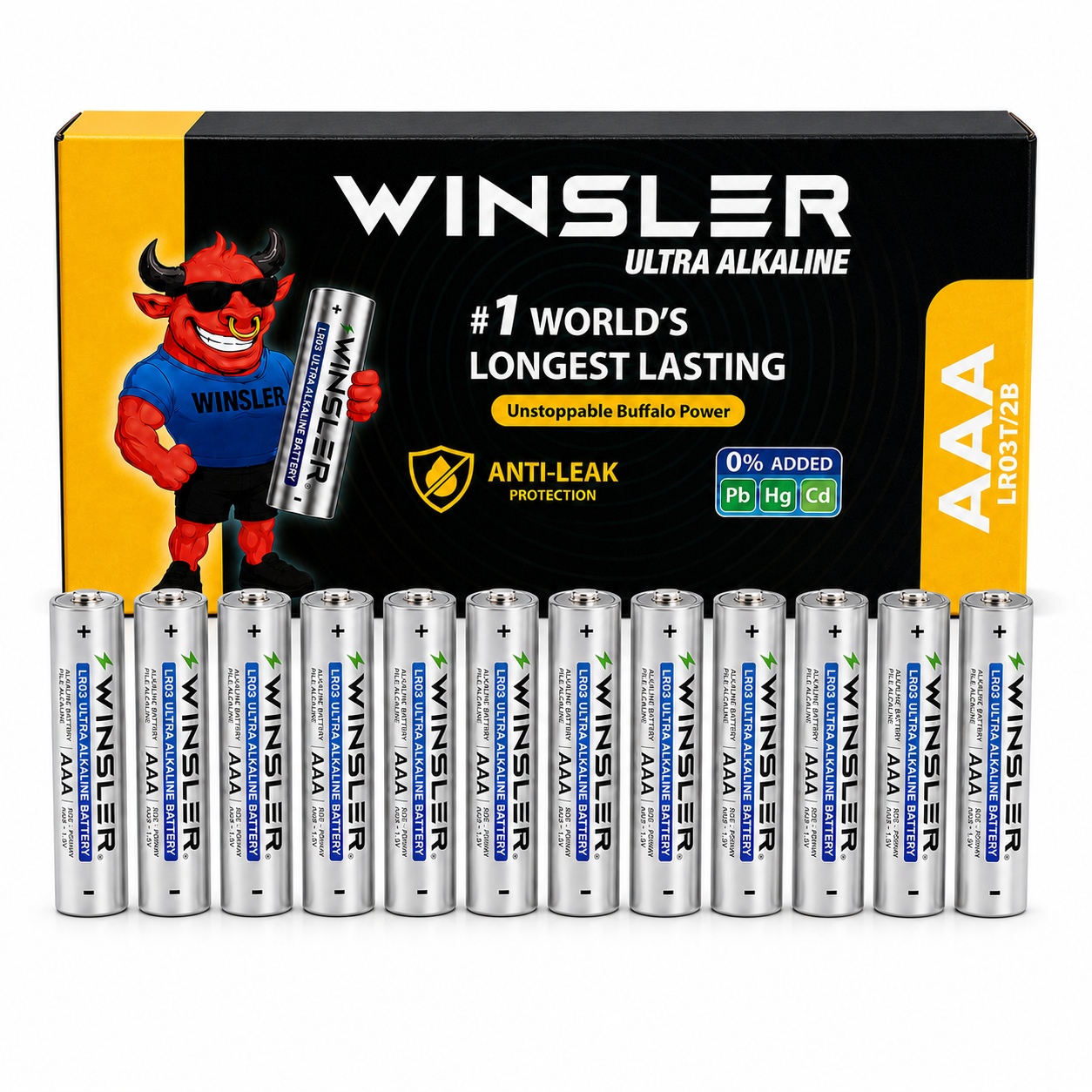 WINSLER AAA 12pcs – Not Sold Separately